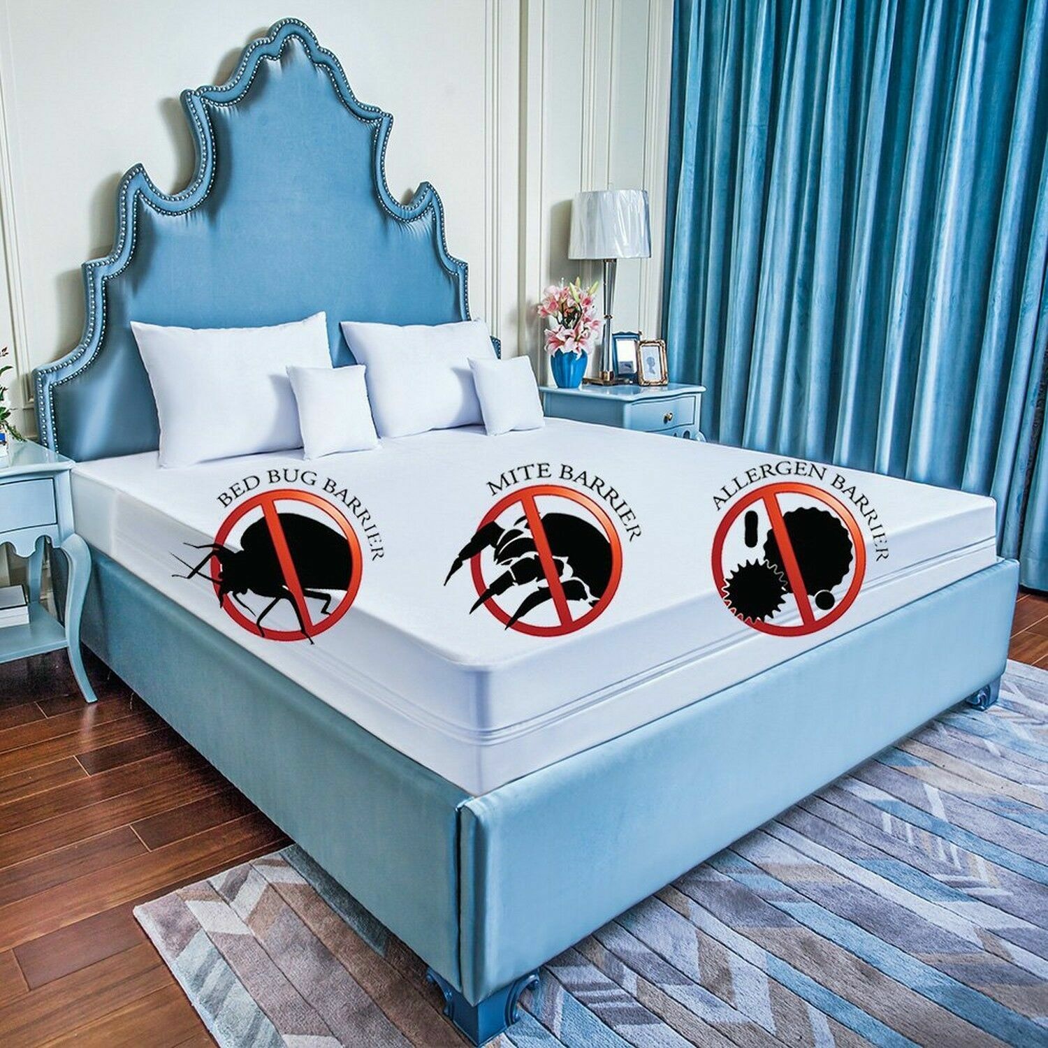 LUXURY Mattress Protector Hypoallergenic & Breathable Waterproof Mattress Cover