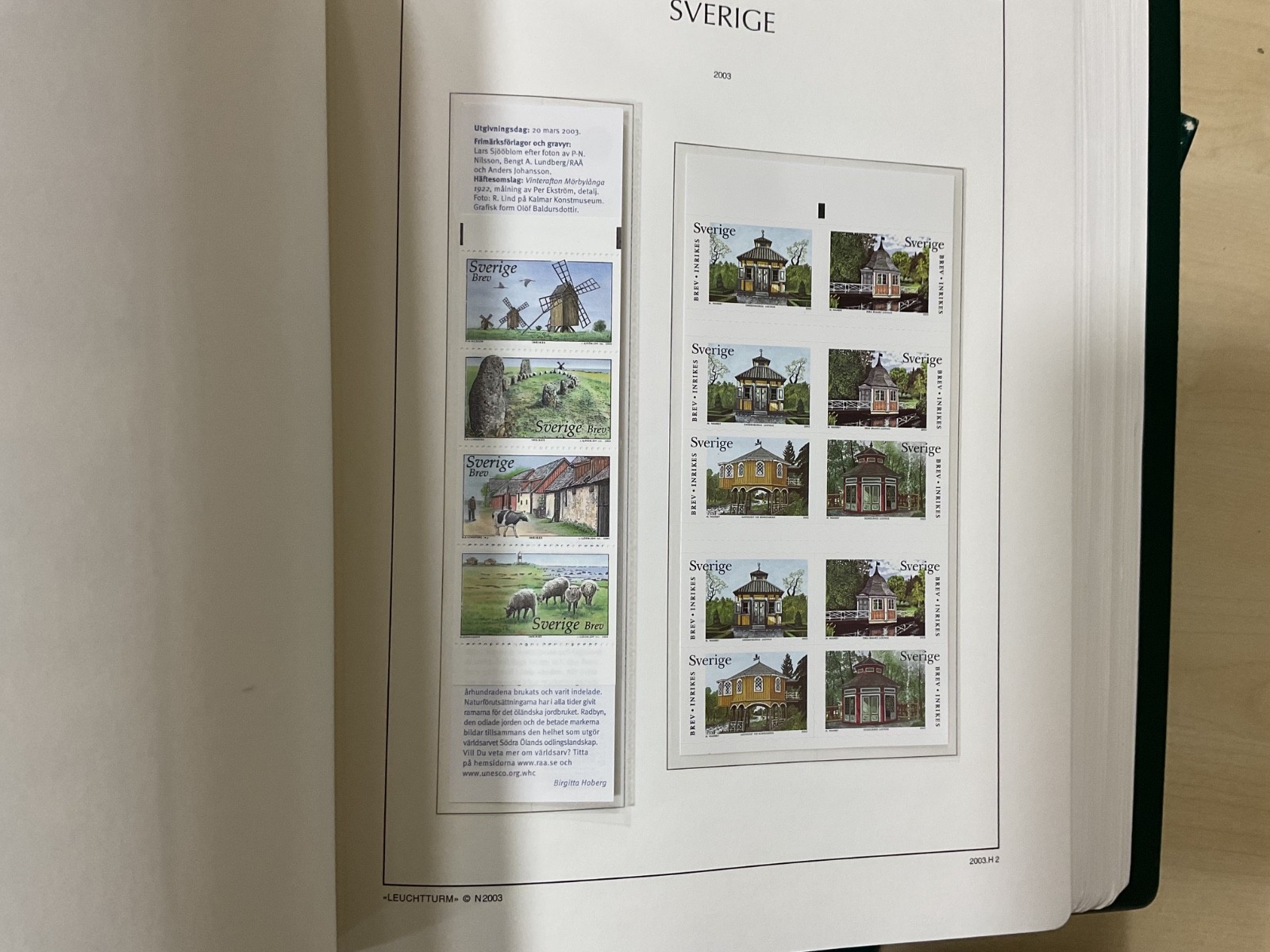 Sweden stamps. 2002 - 2008. MNH. Kabe album. G/206*