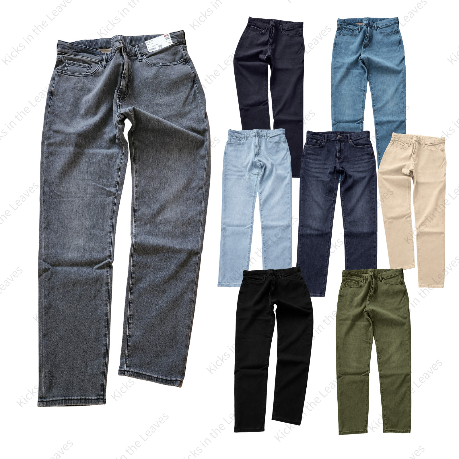 UNIQLO EZY Jeans XS - 4XL (Japanese Size) Unisex 8 Colors 484972 Slim fit NWT