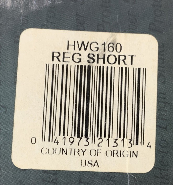 Flint River Snake Proof Chaps HWG160 Reg Short