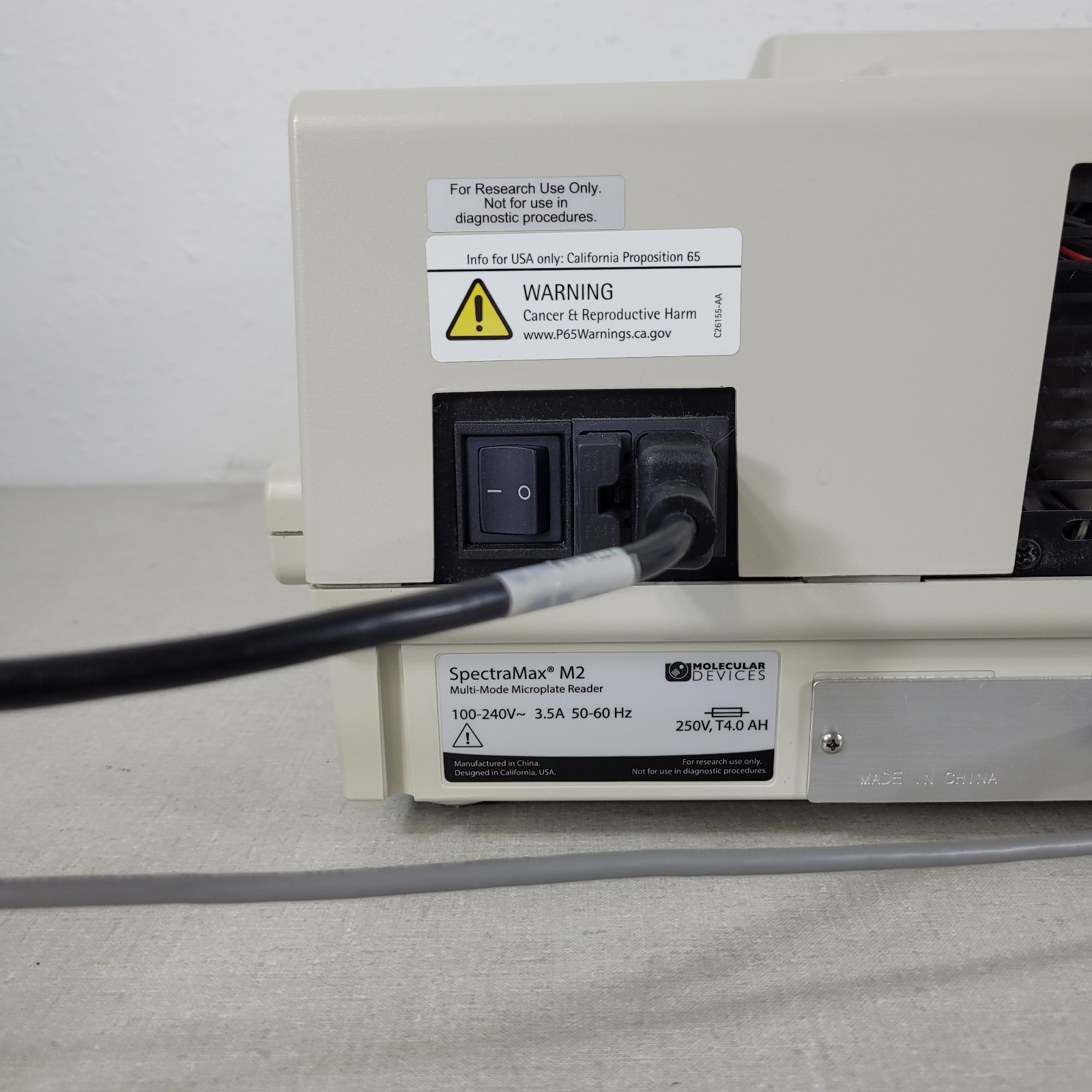 TESTED WORKS Molecular Devices SpectraMax M2 Spectrophotometer Microplate Reader