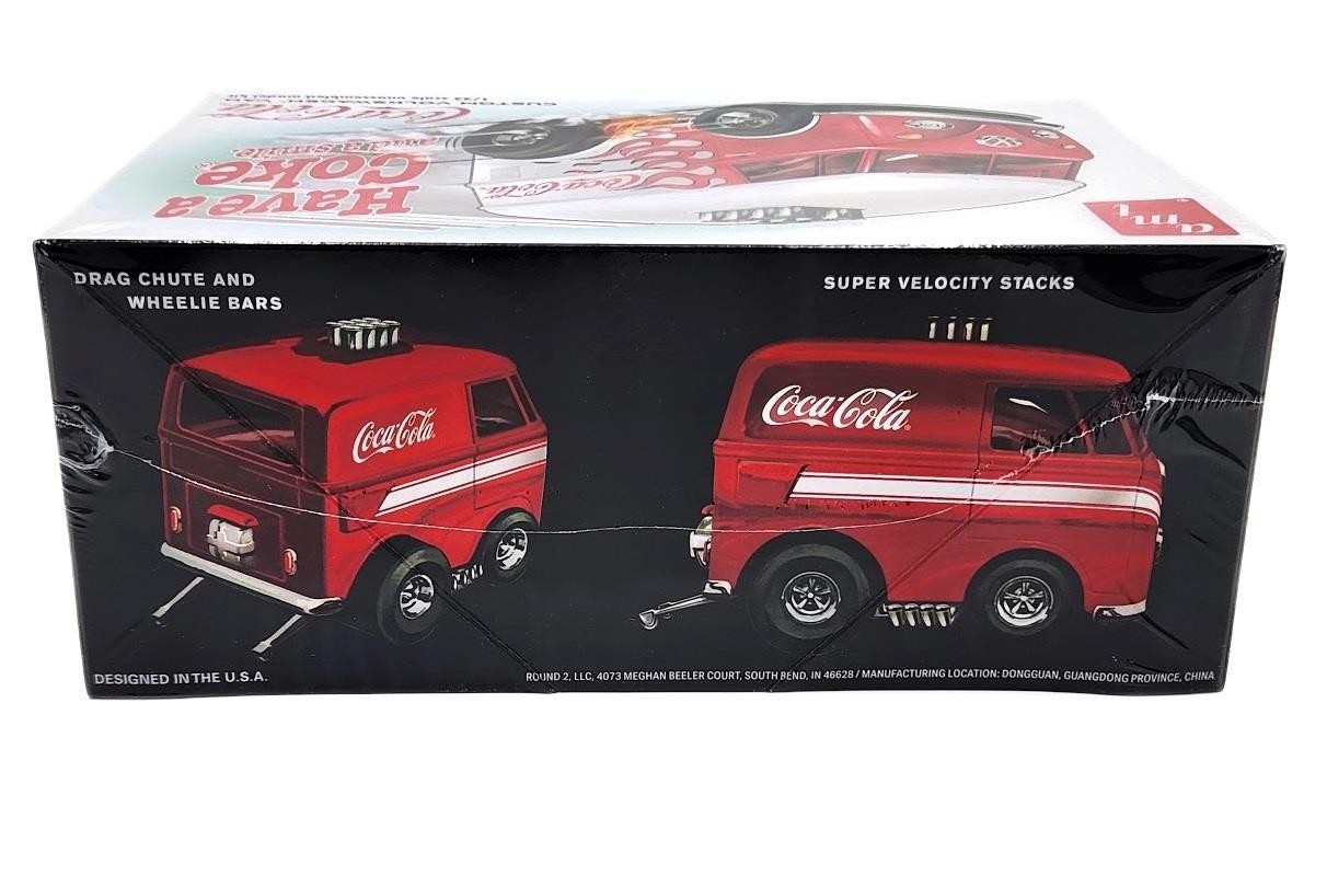 New AMT 1:25 Scale Volkswagen Van Show Rod Coca-Cola Model Kit AMT1518