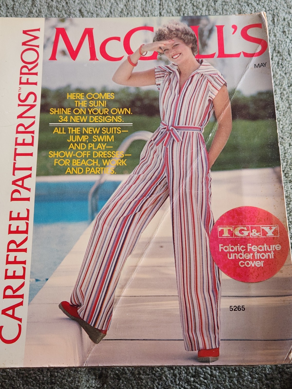 May 1976 McCall's HUGE Store Counter PATTERN CATALOG Halston Laura Ashley Marlo