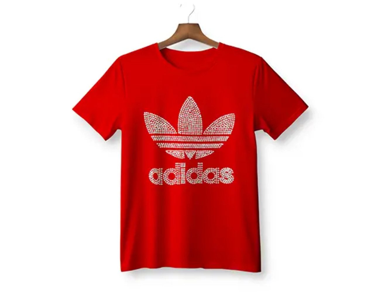 Adidas Rhinestone Gildan T-shirt