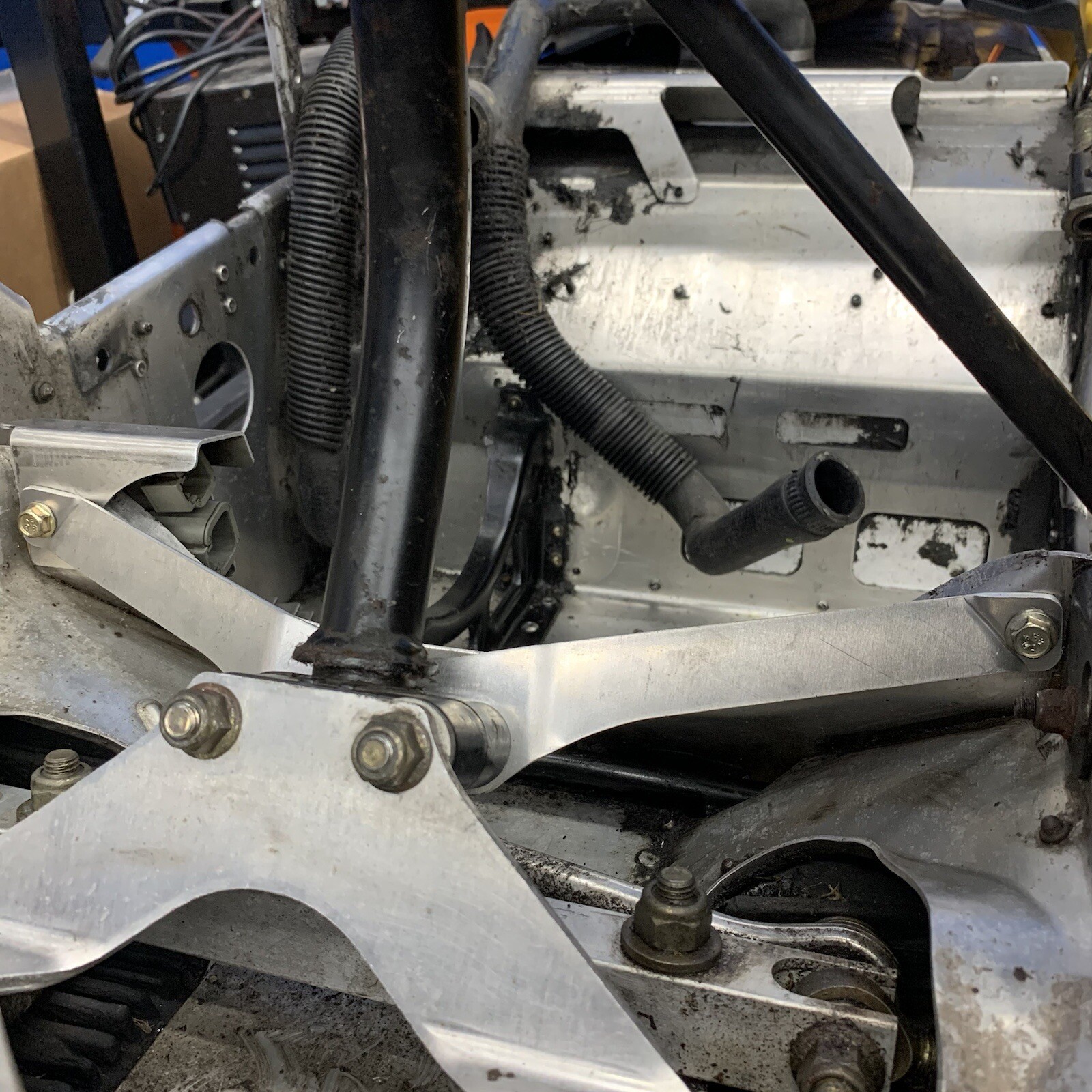 Jay Favel SkiDoo Rev Nun & Full Length Bulkhead Brace Kit 7 Pieces SS Hardware