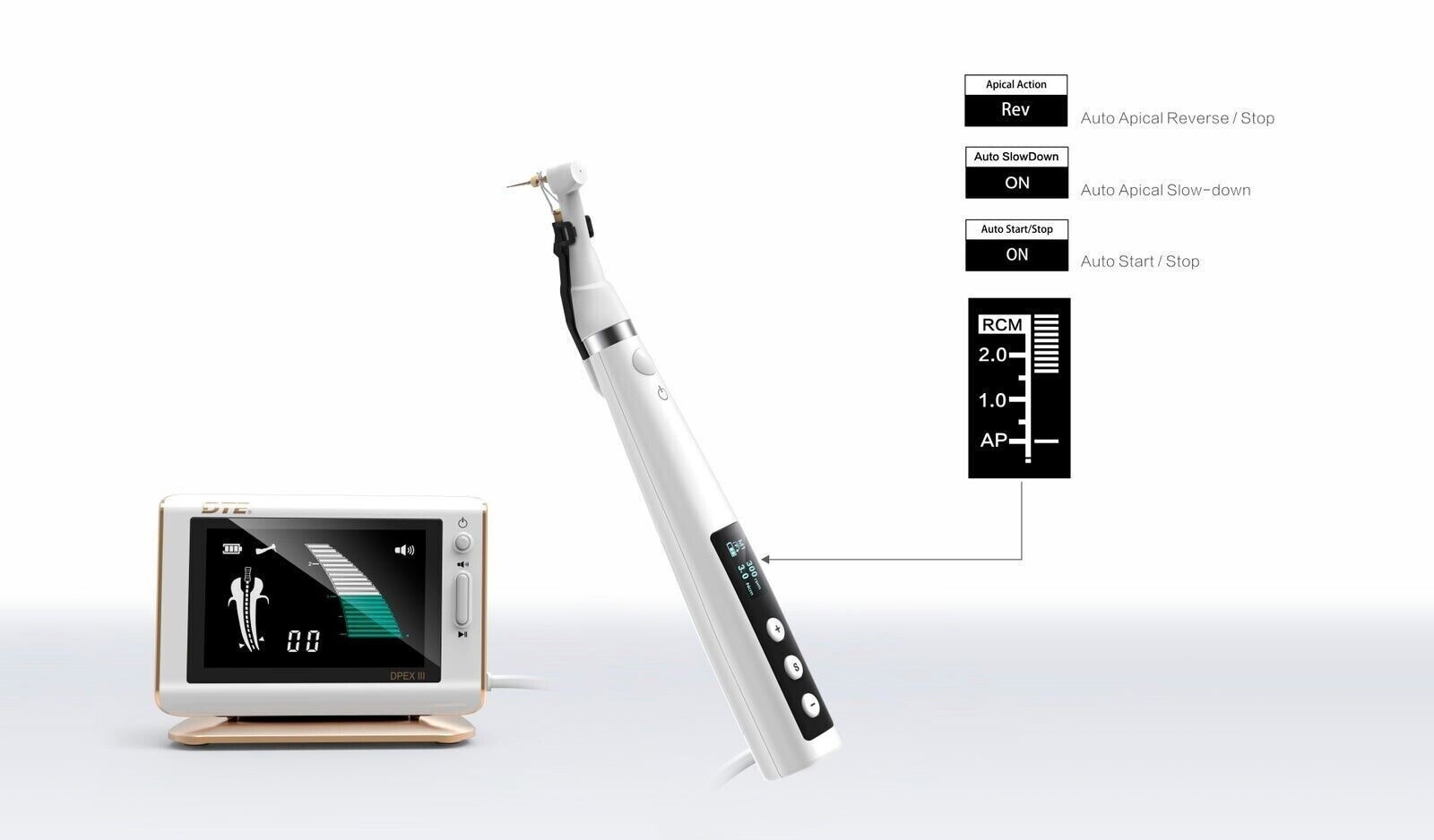 2 in 1 Woodpecker Dental Endo Motor with Apex Locator Root Canal Treatment FDA