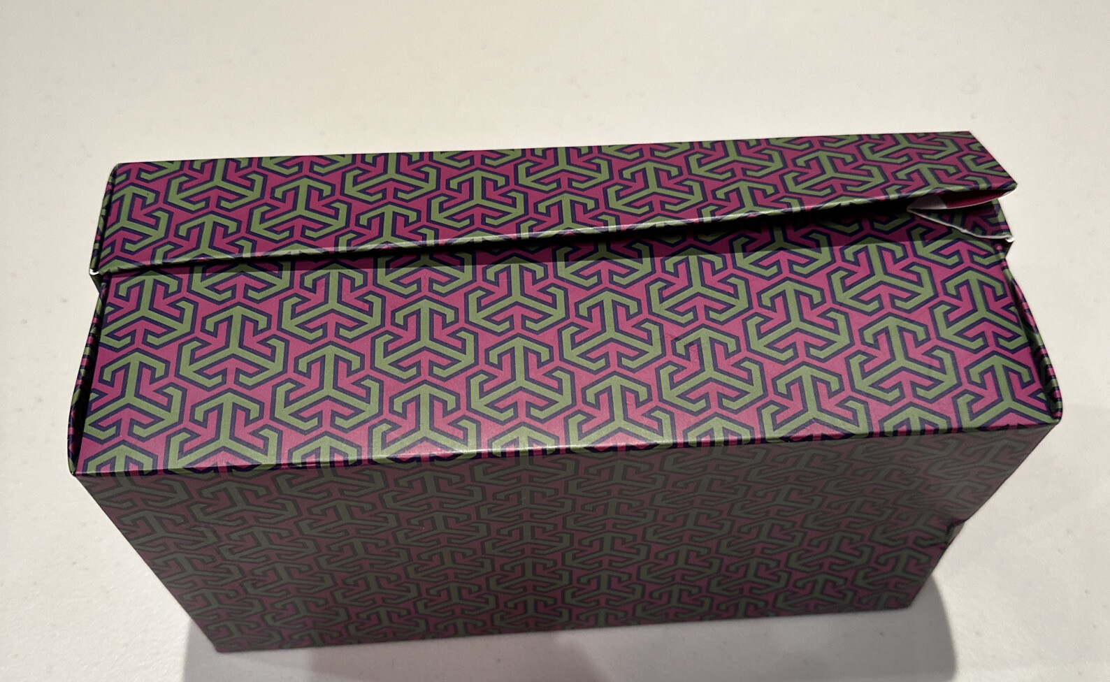 Tory Burch Purple TB Logo Empty Shoe Box Gift Box Good Condition