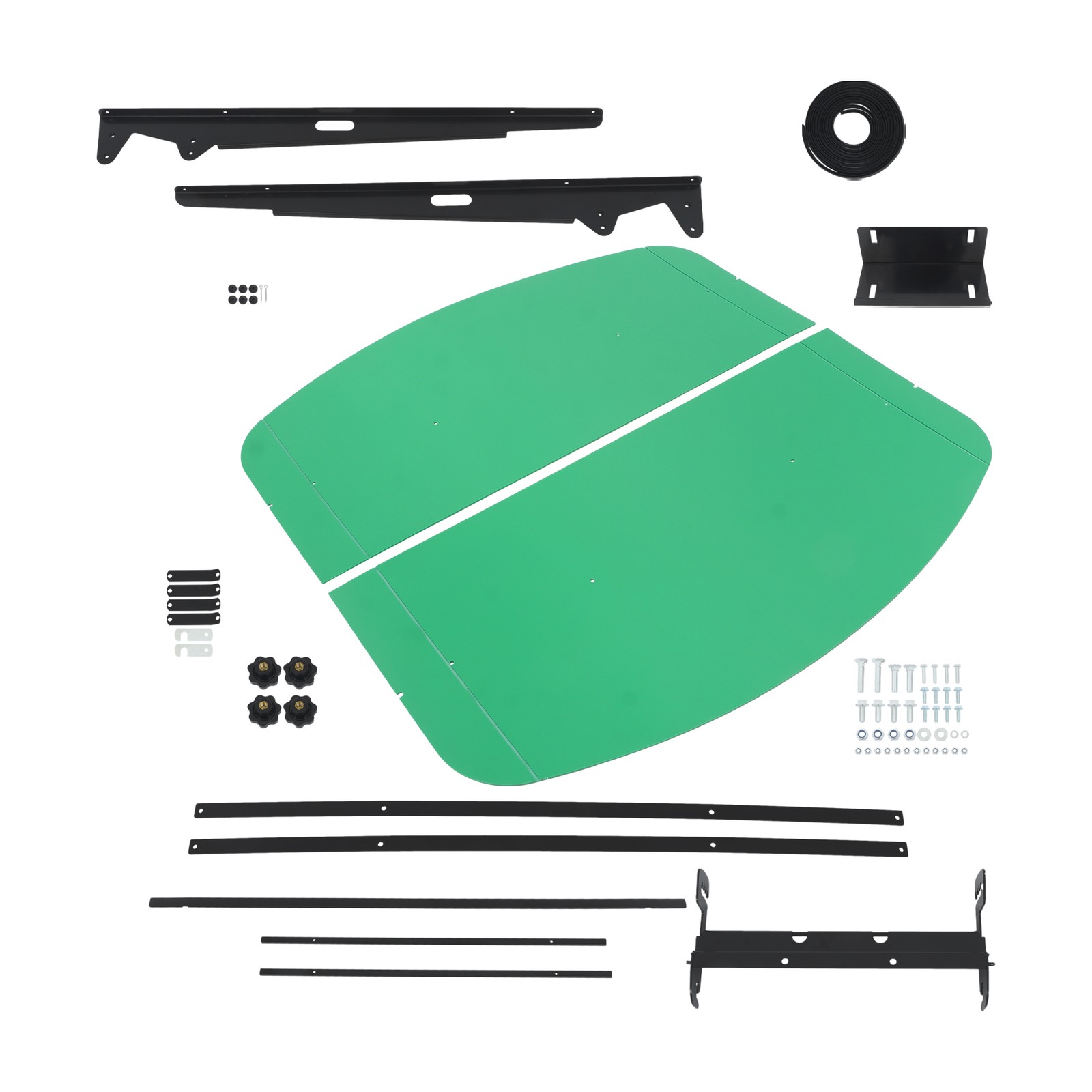 For John Deere 2" x 2" or 2" x 3" ROPS Tuff Top Tractor Canopy 52" X 52" Green