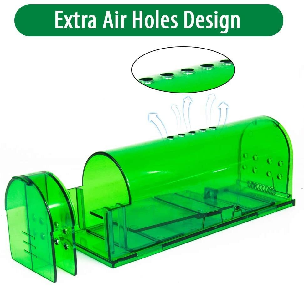 Humane Mouse Traps - 2 Pack - Live Catch and Release - #1 Best Selling Mousetrap