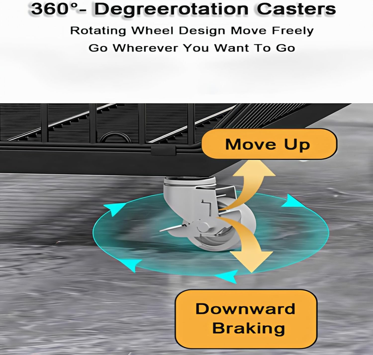 Retail Display Market Shelf Large 5 Layer Potato Chip Displays Stand w/ Wheels