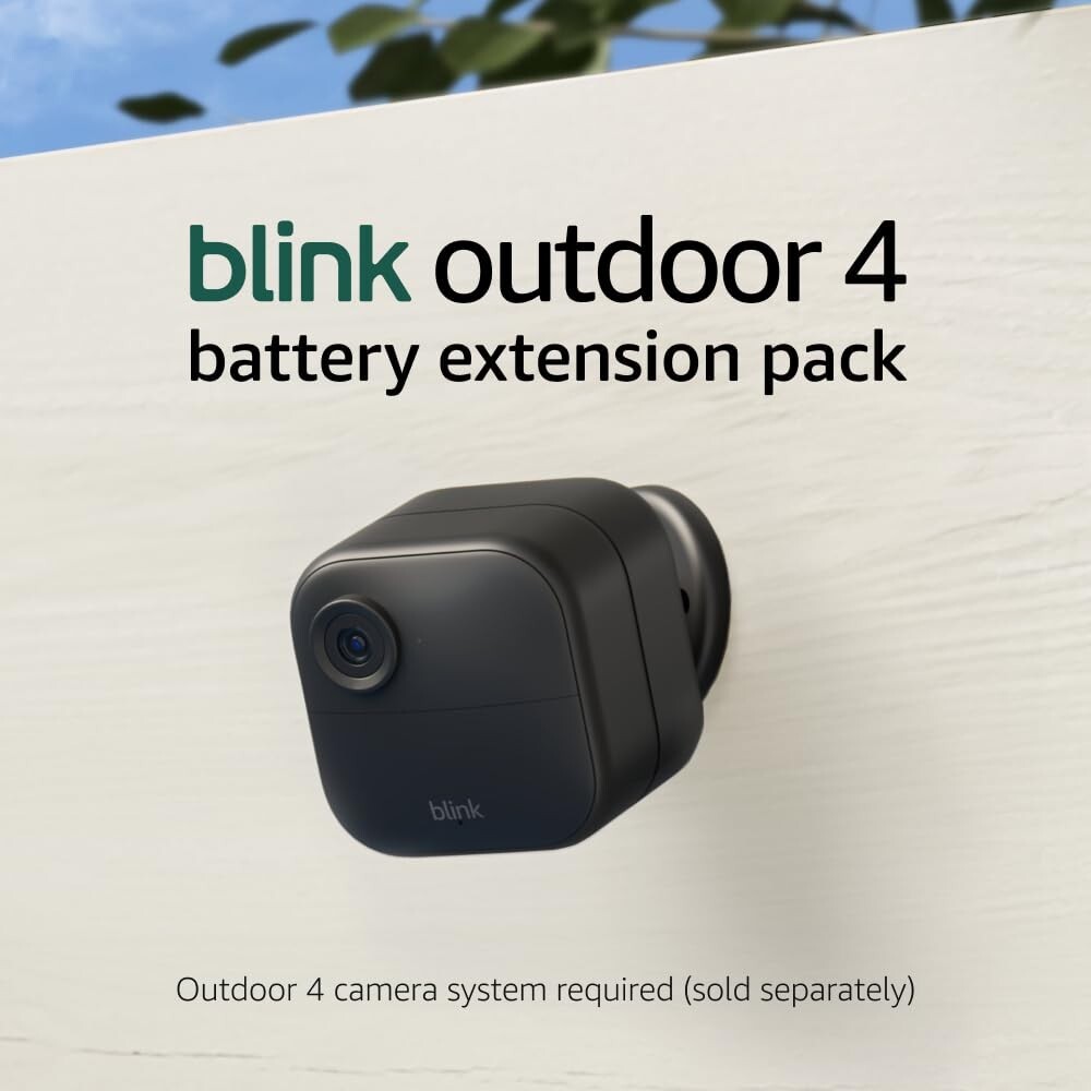Blink Outdoor 4 Battery Extension Pack Accessory for Outdoor 4 Smart Camera