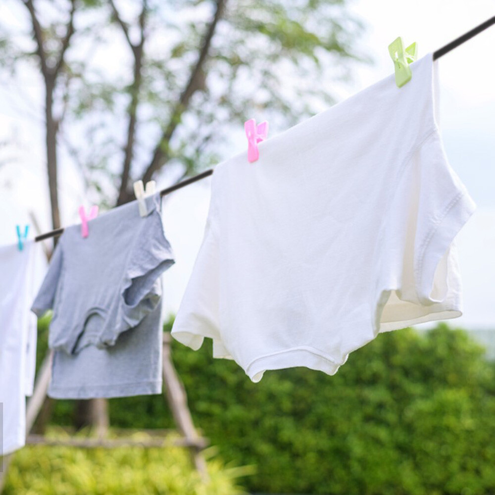 Outdoor Retractable Clothes Reel ClothesKit 33Ft Dryer Clothes Washing Line