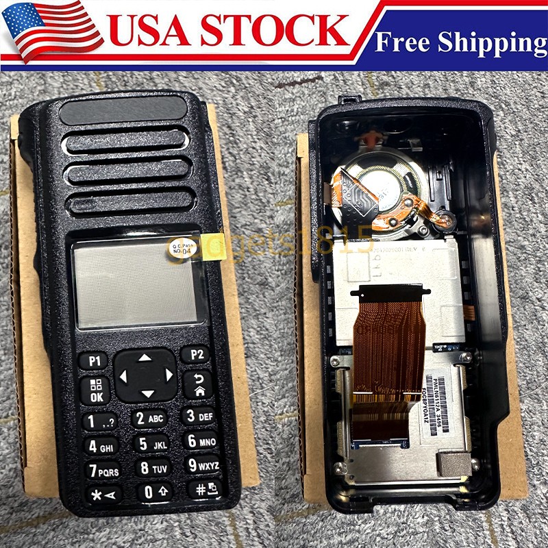 XPR 7550 Housing Case With LCD & Keyboard Flex Cable Speaker For XPR7550 Radio