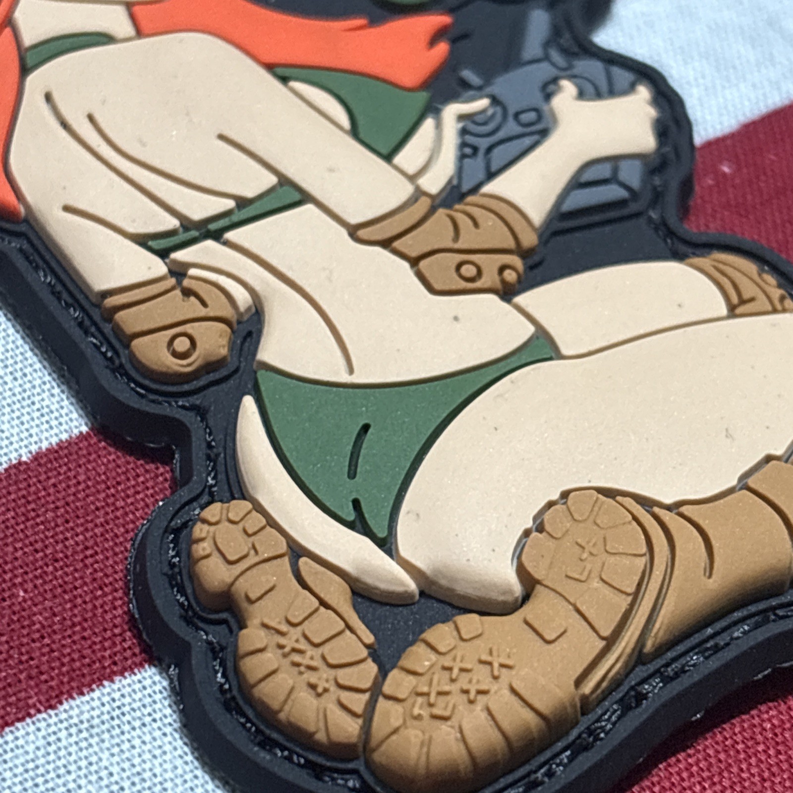 PvC 3D Drone Girl Flyin High Morale Tactical Hook And Loop Patch LG 3.5x2.5”