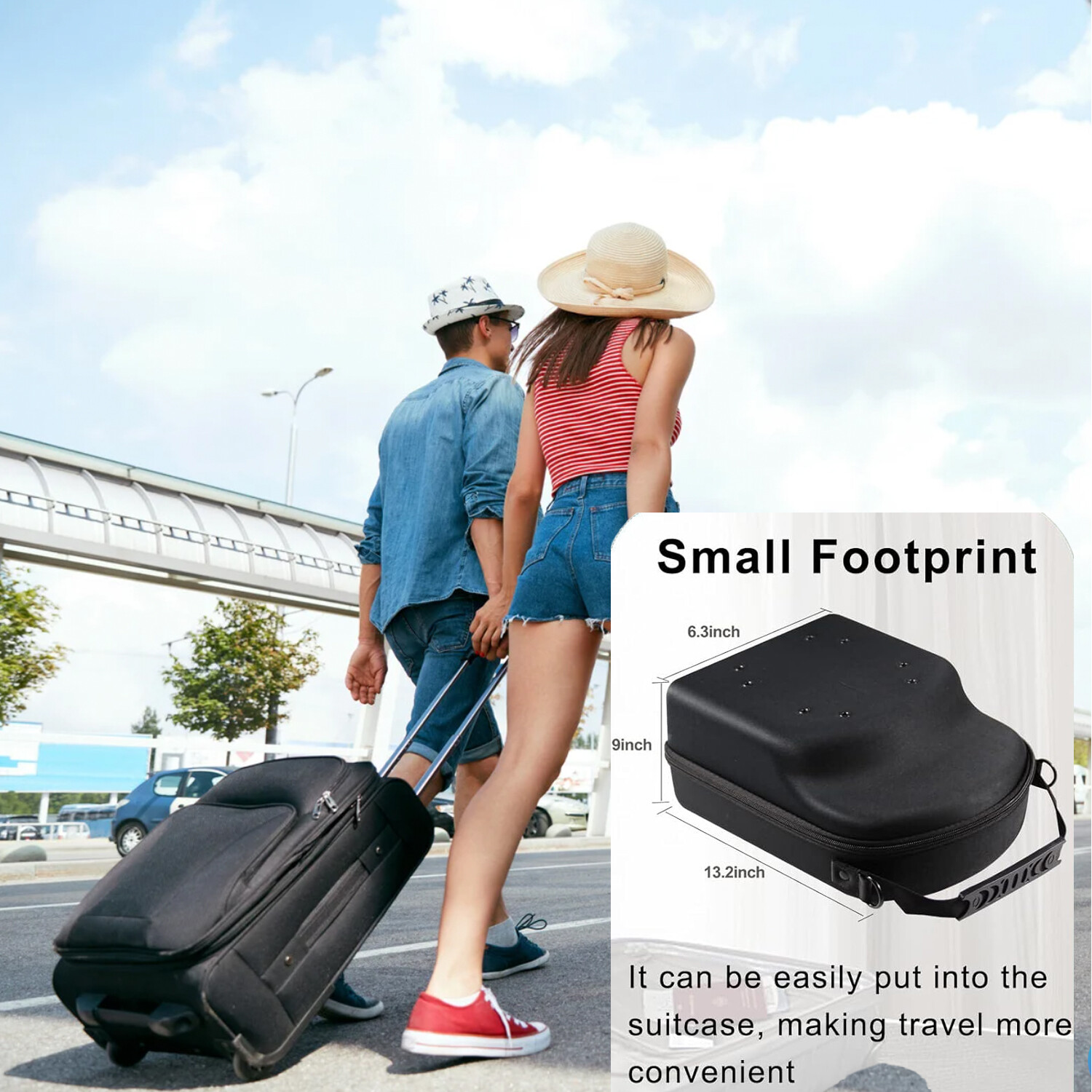 Hard Hat Case for Baseball Caps,Hat Carrier Travel Case Baseball Hats Organizer