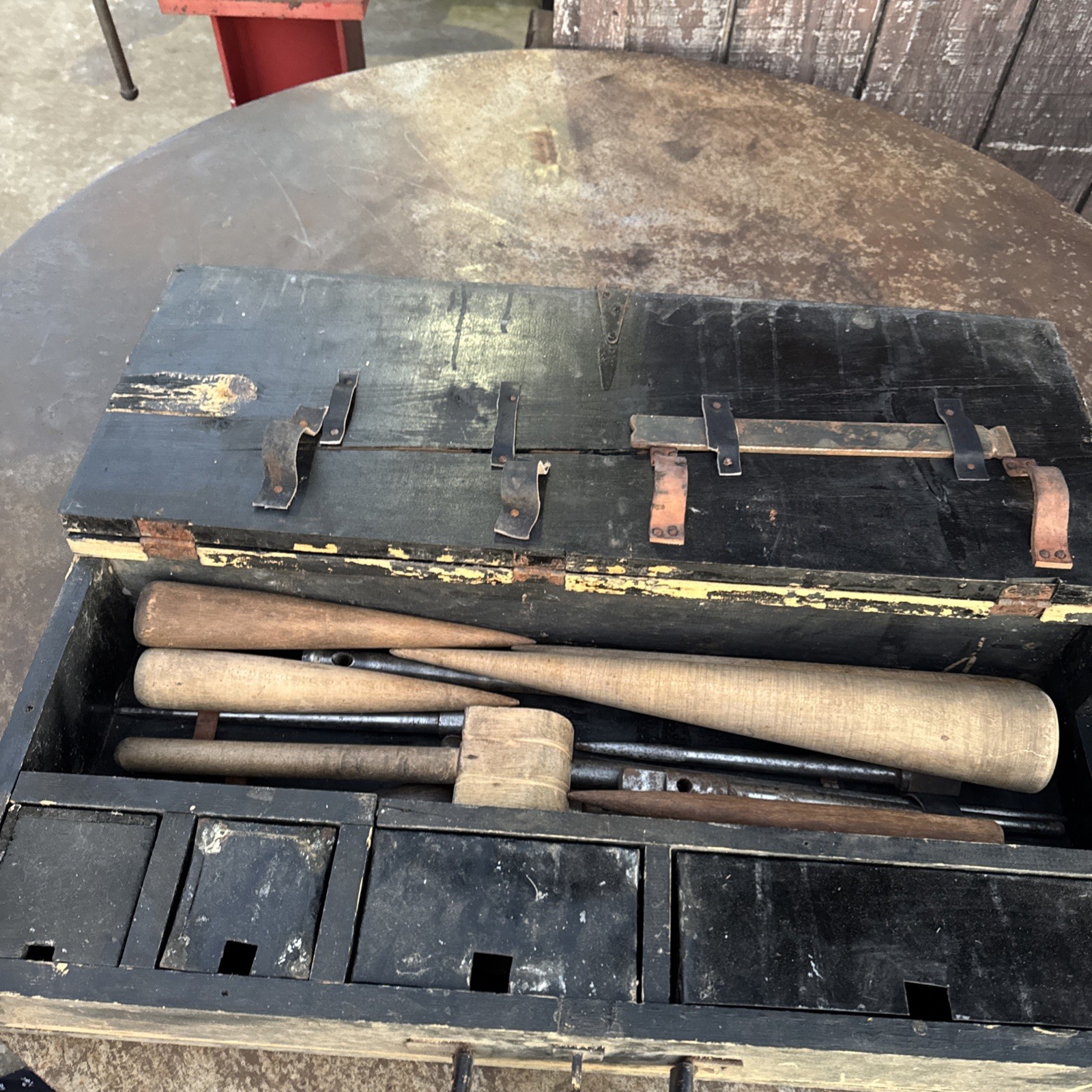 Vintage Sailor's Wood and Steel Rope Repair Fid Very Old and Heavy Nautical