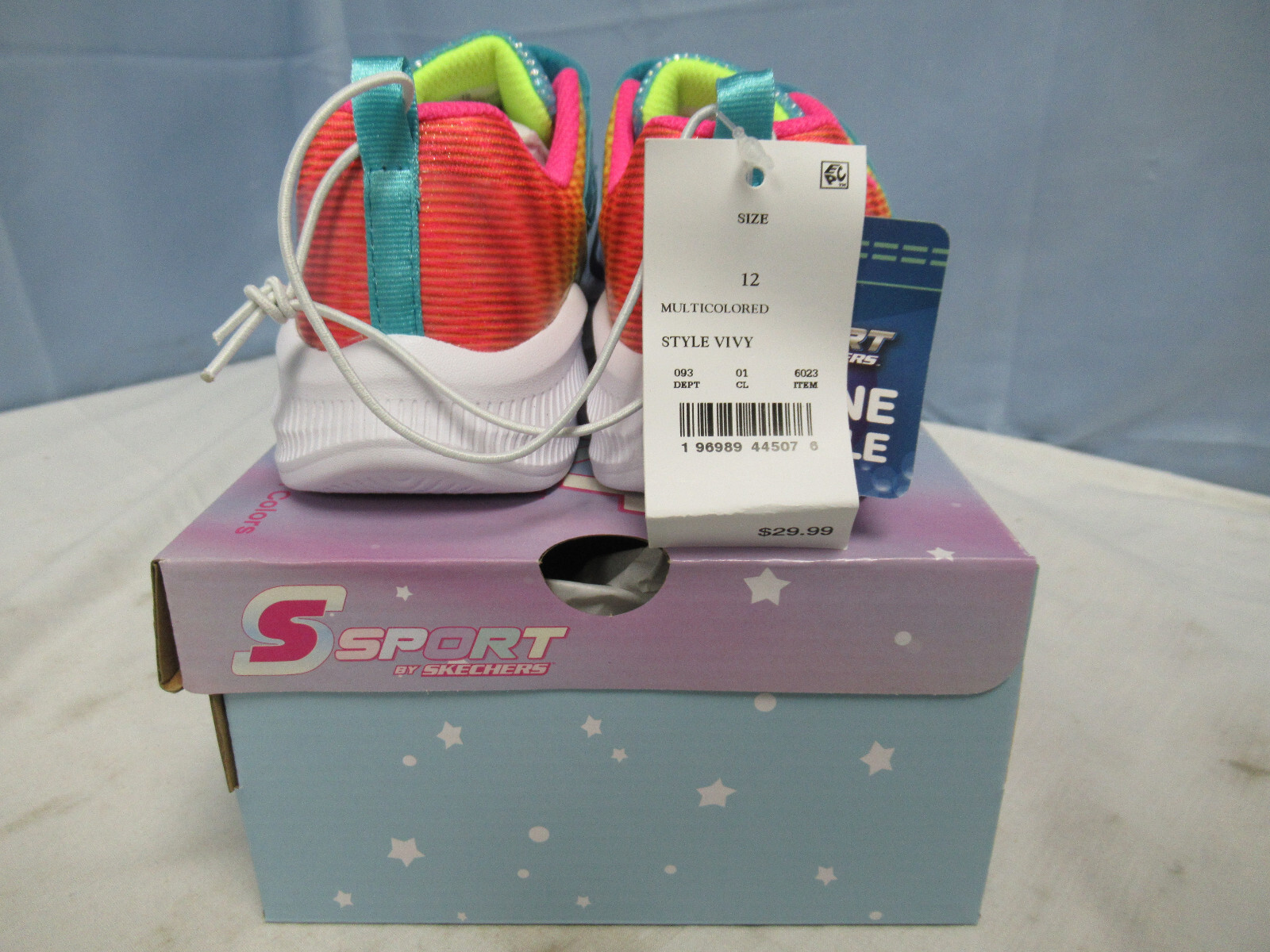 S Sport by Sketchers Girls Vivy Rainbow Multicolored Size 12 196989445076