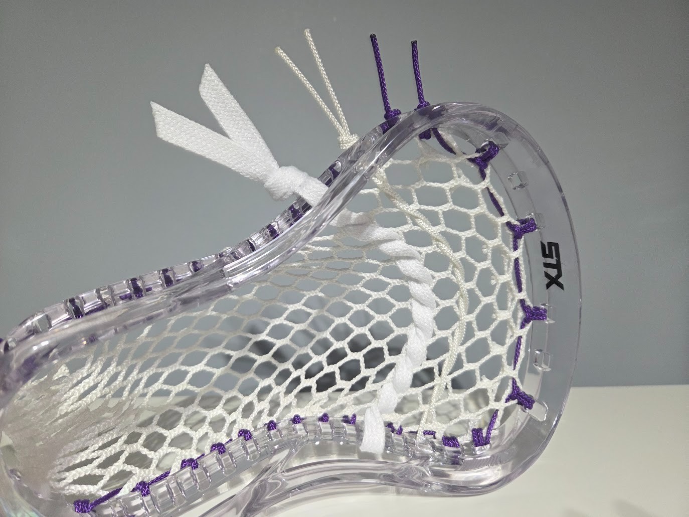 ANY COLOR Attack Pocket: New STX PRISM CLEAR Mid Low Pocket Lacrosse LAX HEAD