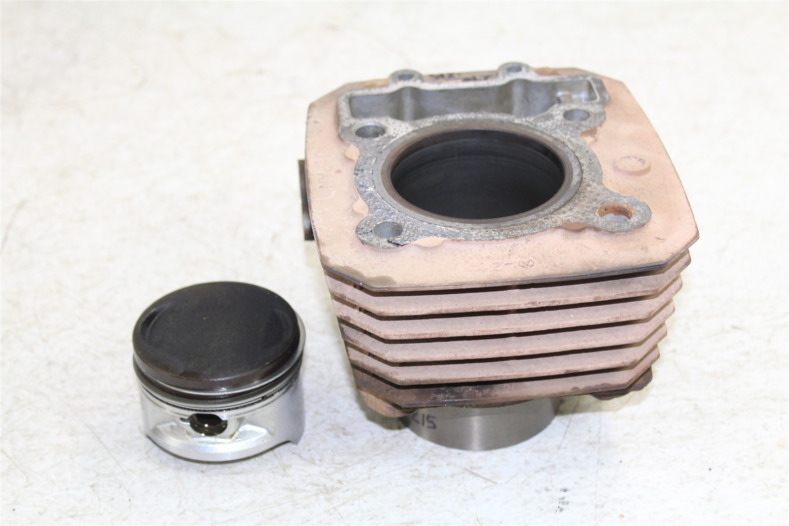 1998 Kawasaki Bayou 220 Engine Cylinder Jug w/ Piston 24053