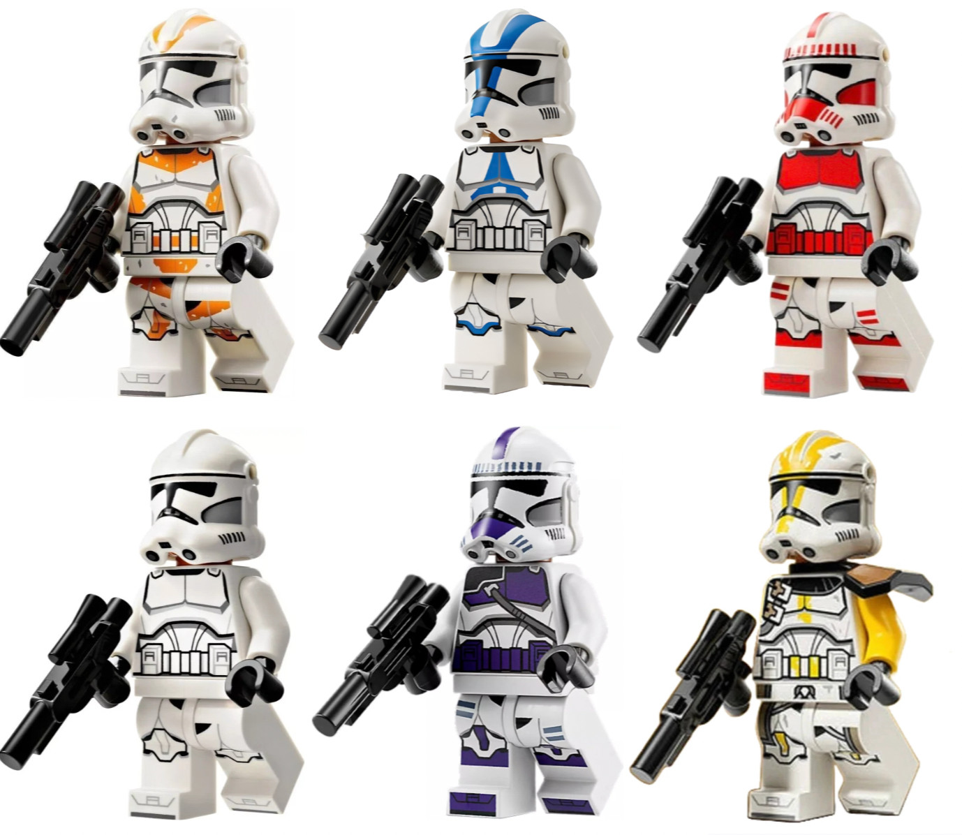 LEGO Star Wars Clone Trooper Minifigures - YOU CHOOSE - SAME DAY SHIP - NEW