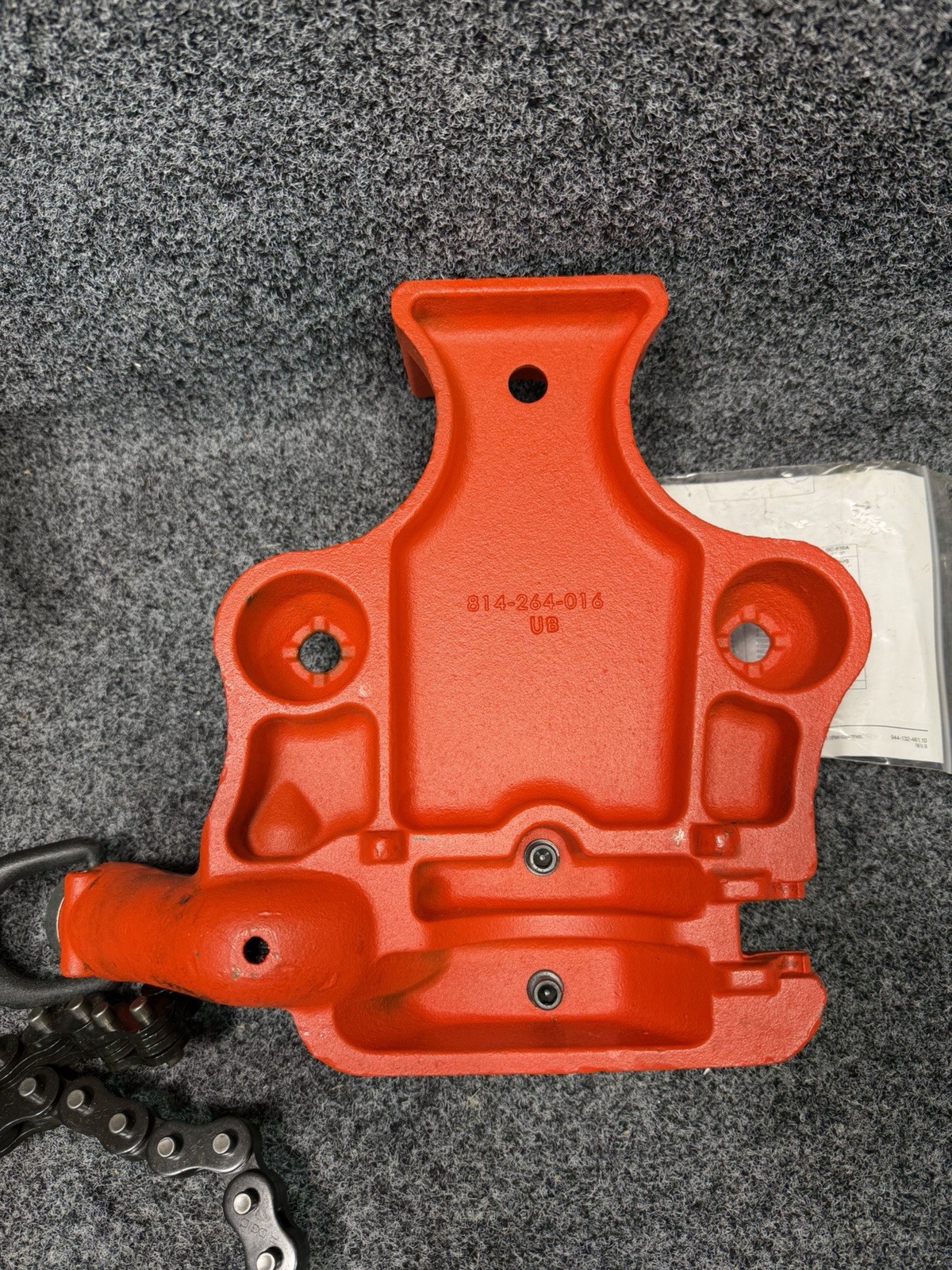 RIDGID 40215 BC810A Top Screw Bench Chain Vise 1/2 - 8"