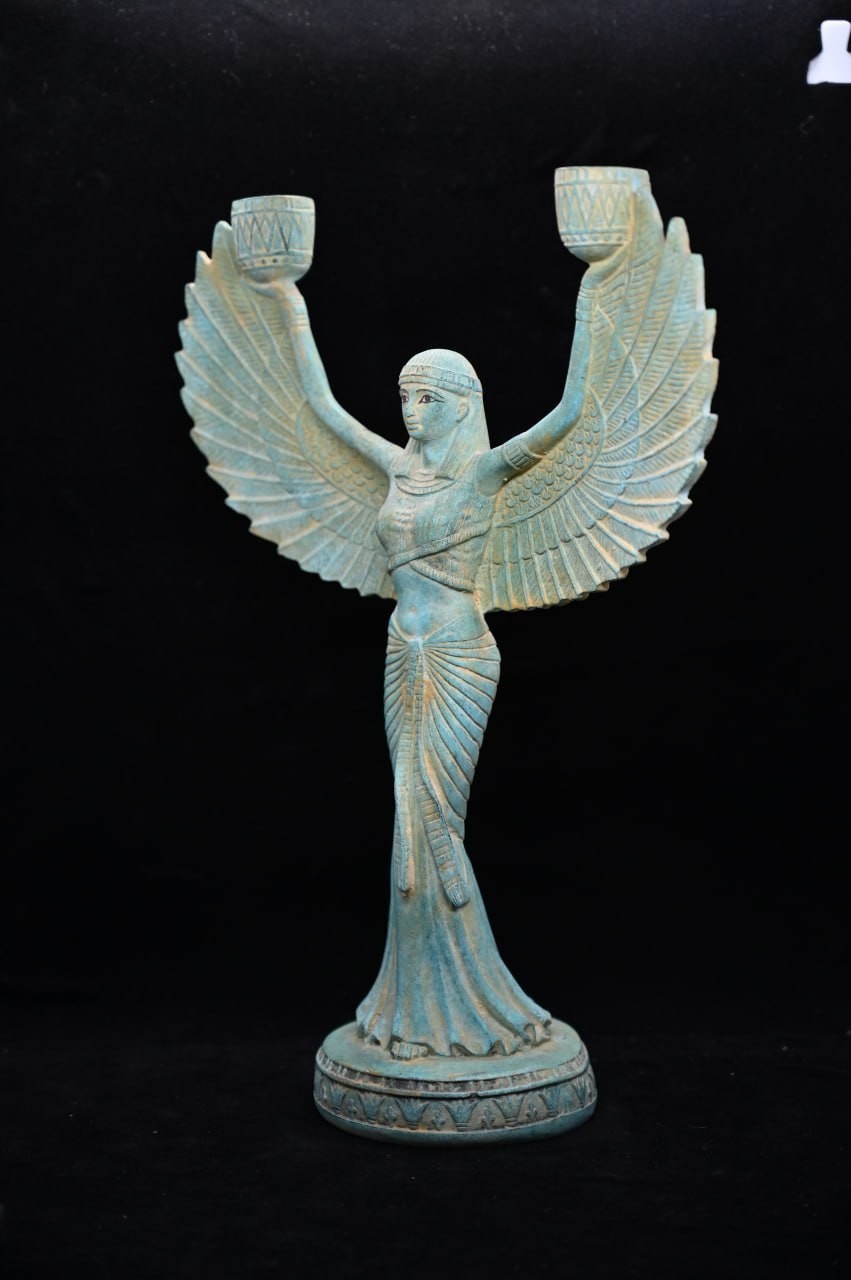 Rare Statue of The Goddess winged Isis Authentic Ancient Egyptian Antiquities BC