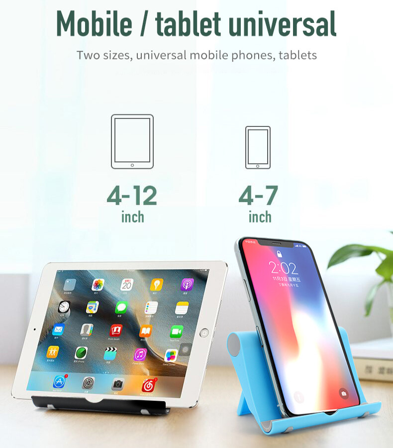 2-Pack For Universal Foldable Cell Phone Tablet Desk Stand Holder Mount Cradle