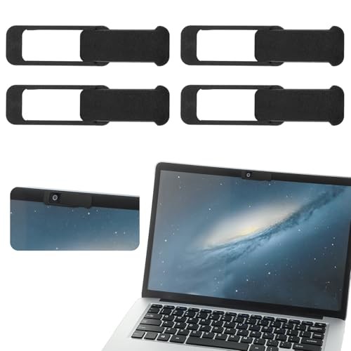 Laptop Camera Cover - 4Pcs Slide for Privacy - Safe for Laptop