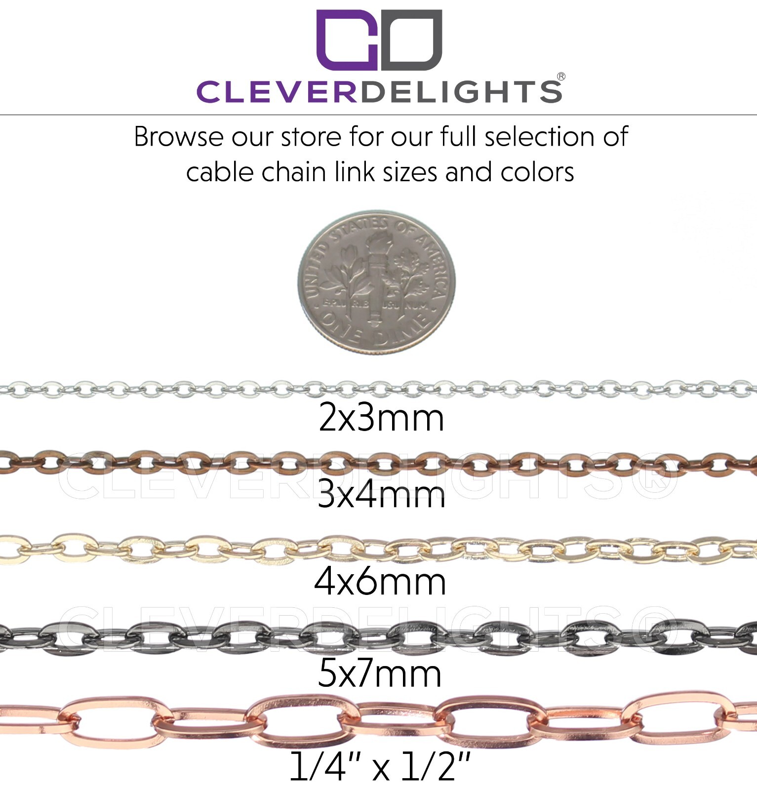 Cable Chain - 5x7mm Link - Antique Copper Color - 30 100 Feet - Bulk Craft Spool