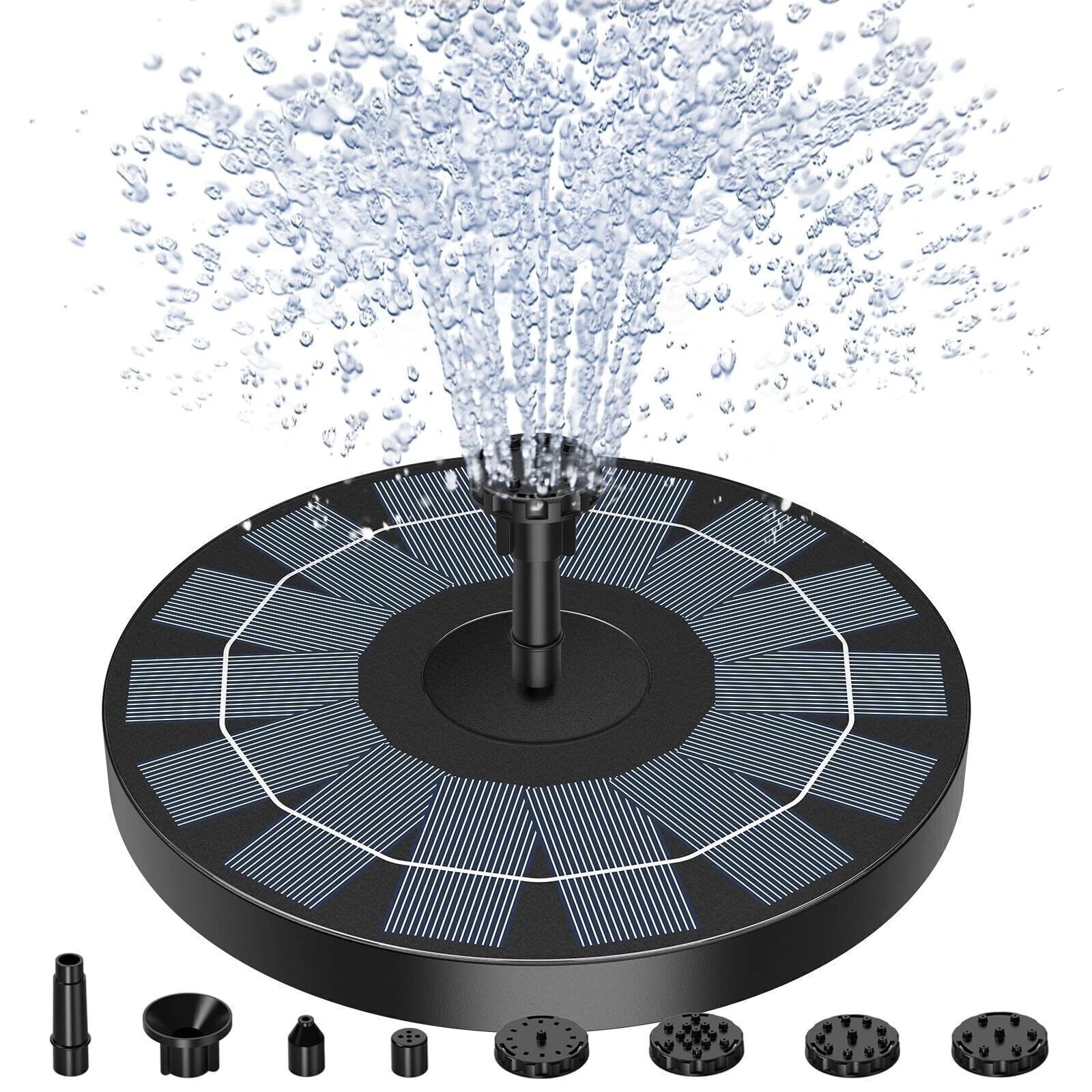 Submersible Bird Bath Solar Fountain Floating Water Pump