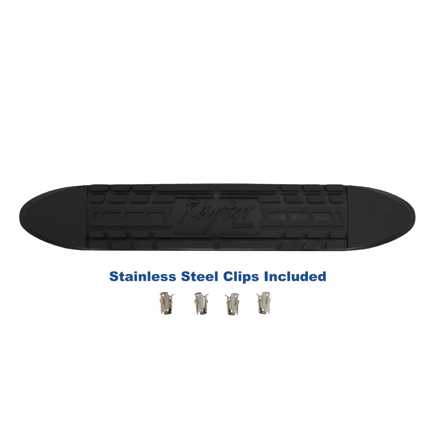 Raptor Series 4" Oval Step Pad (With Raptor logo. Clips Included)