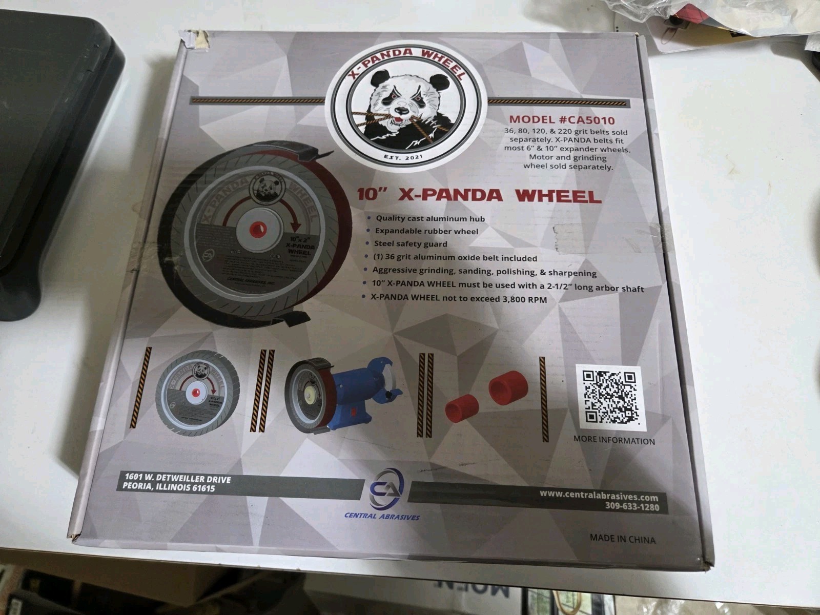 X-PANDA 10" Expander Wheel w/Steel Safety Guard - Aluminum Hub - Free Ship - NEW