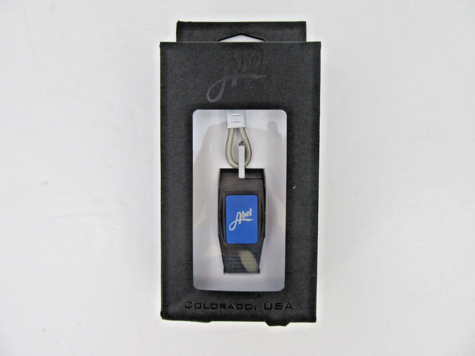 NEW Abel Reels Nippers Gray - Blue Insert w/ Lanyard in Box               B3