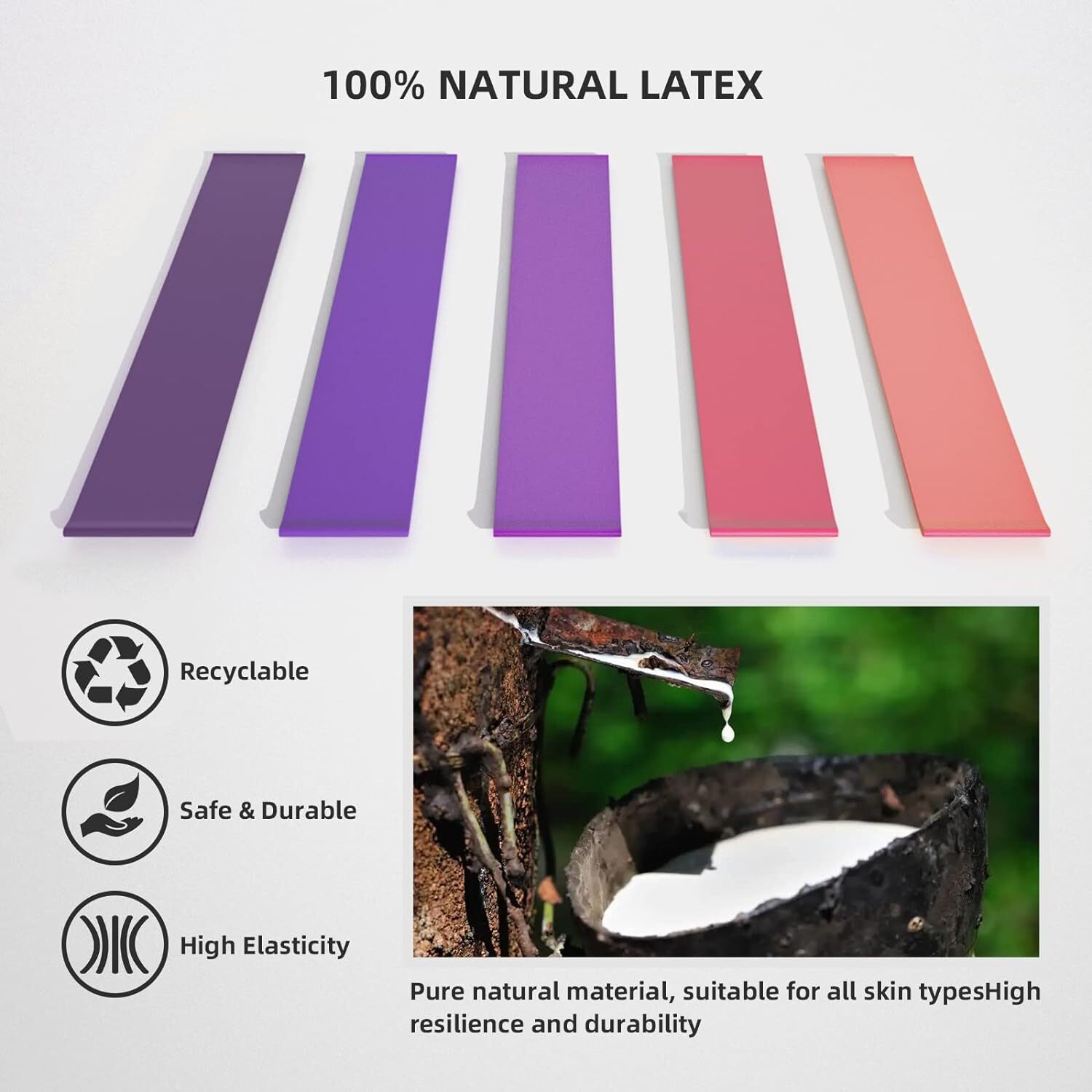 Workout Resistance Bands Loop Set CrossFit Fitness Yoga Booty Leg Exercise Band