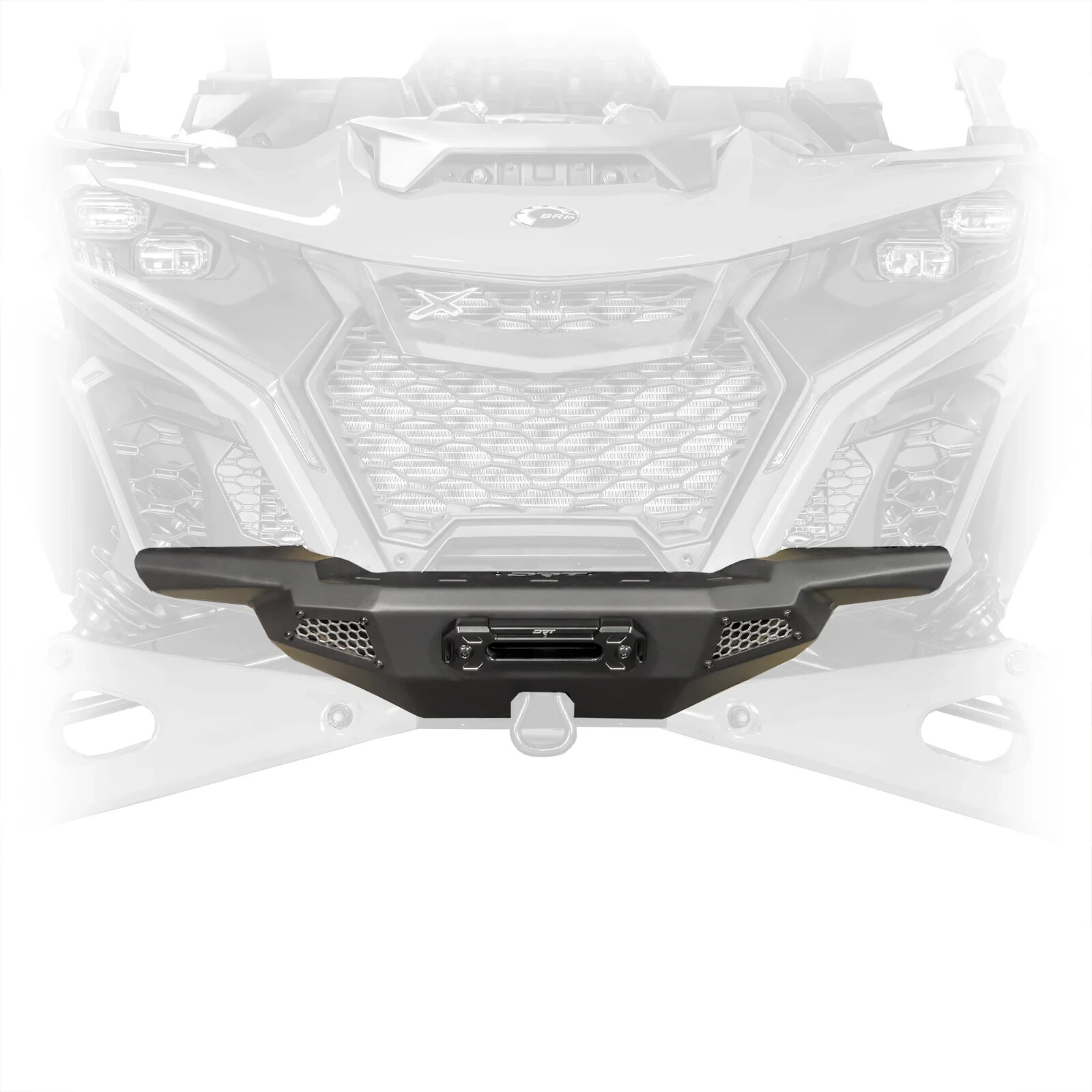 DRT Front Bumper Guard W Mesh Inserts Black Fits: CAN-AM MAVERICK R 2024+