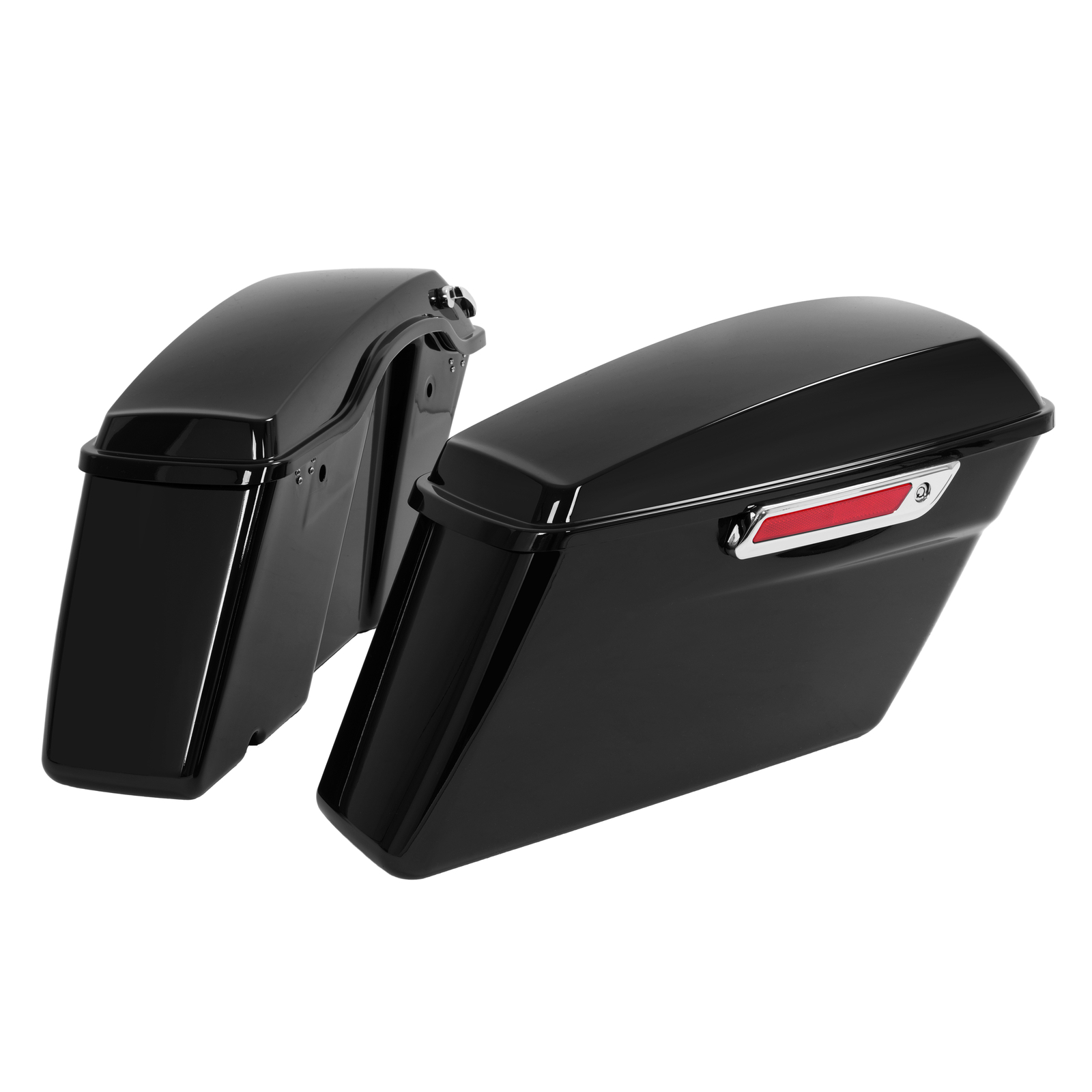 Hard Saddlebags Saddle Bags W/ Conversion Brackets For Harley Heritage Softail