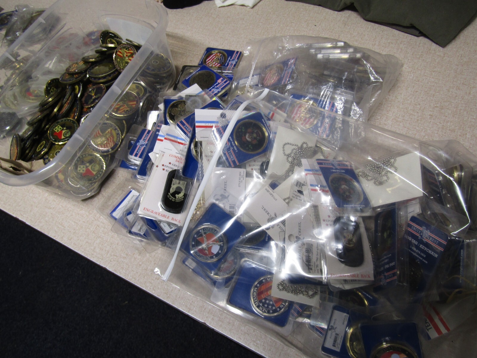 CHALLENGE COIN LOT SET OF 10 DIFFERENT MILITARY, POLICE, FIRE, NAVY, ARMY, USAF