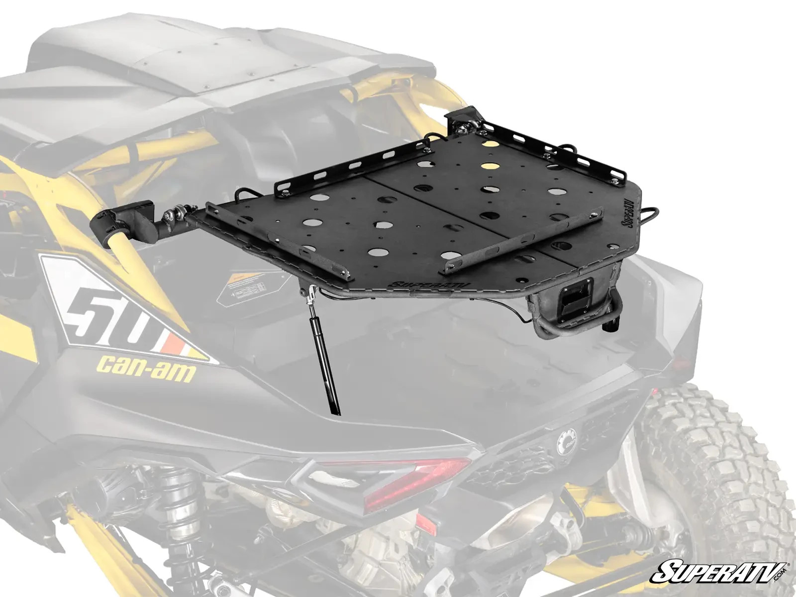 SuperATV Adventure Alpha Rack Spare Tire Cargo Carrier CAN-AM MAVERICK R 24+