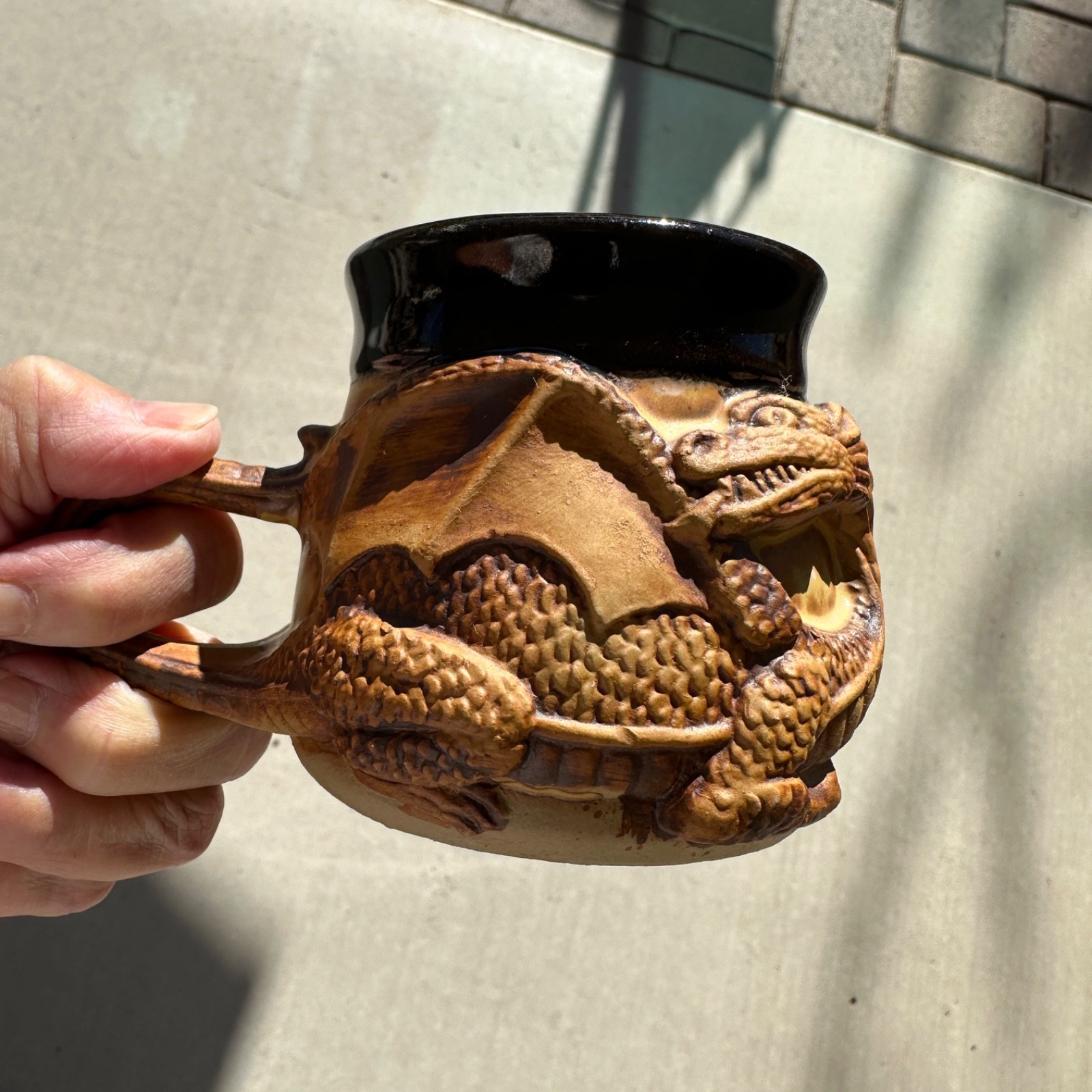 DRAGON MUG "Game of Thrones, House of Dragons" 3D Art Pottery Medieval
