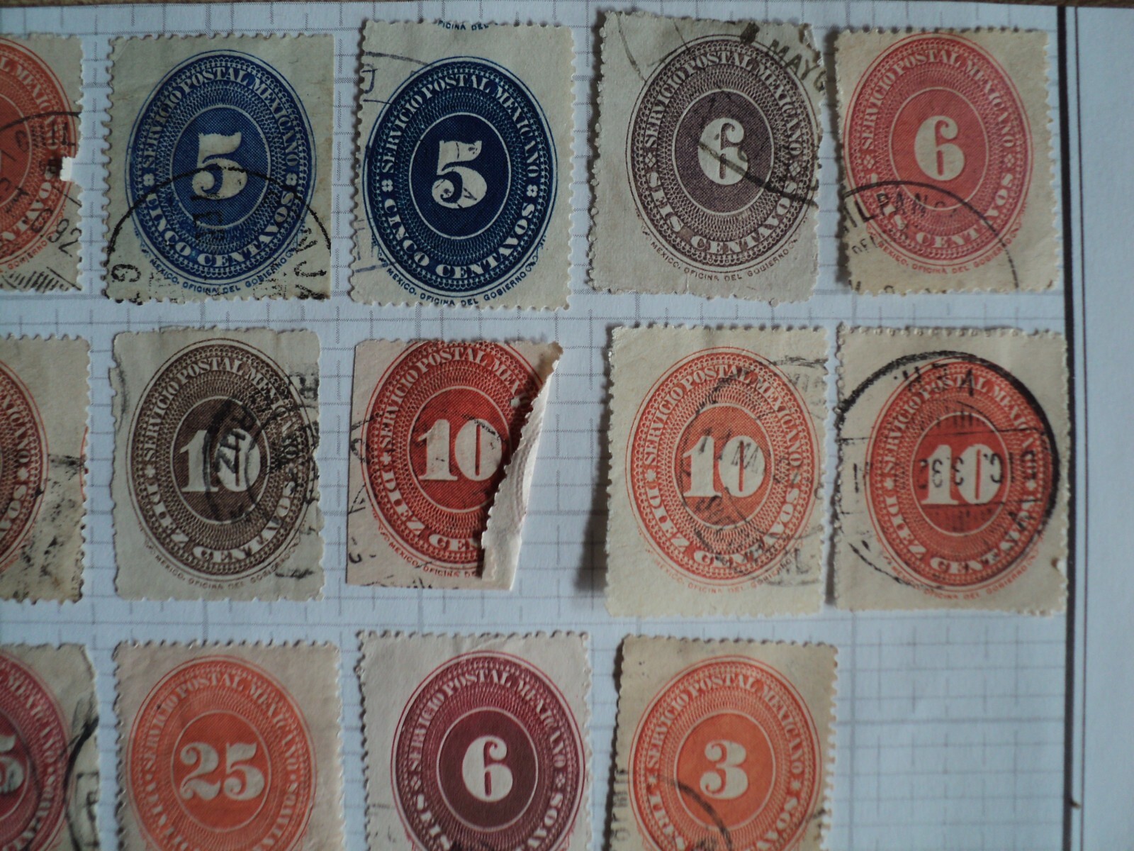 SUPER Mexico Stamp Collection Very early