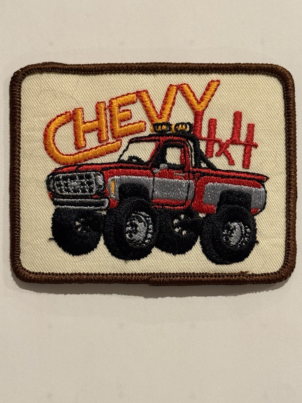 Vintage Chevy Truck 4X4 Embroidered Collector Patch 70’s - 80’s