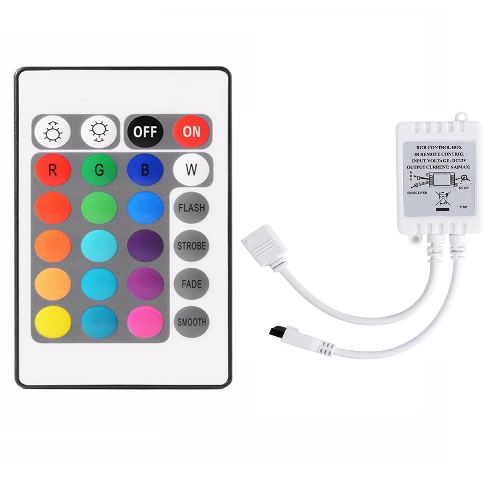 24 Keys Remote LED Controller RGB Box IR Control for 5050 2835 RGB Light Strip