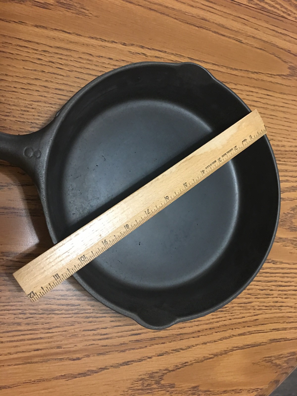 Vtg Vollrath Cast Iron Skillet 8 Restored