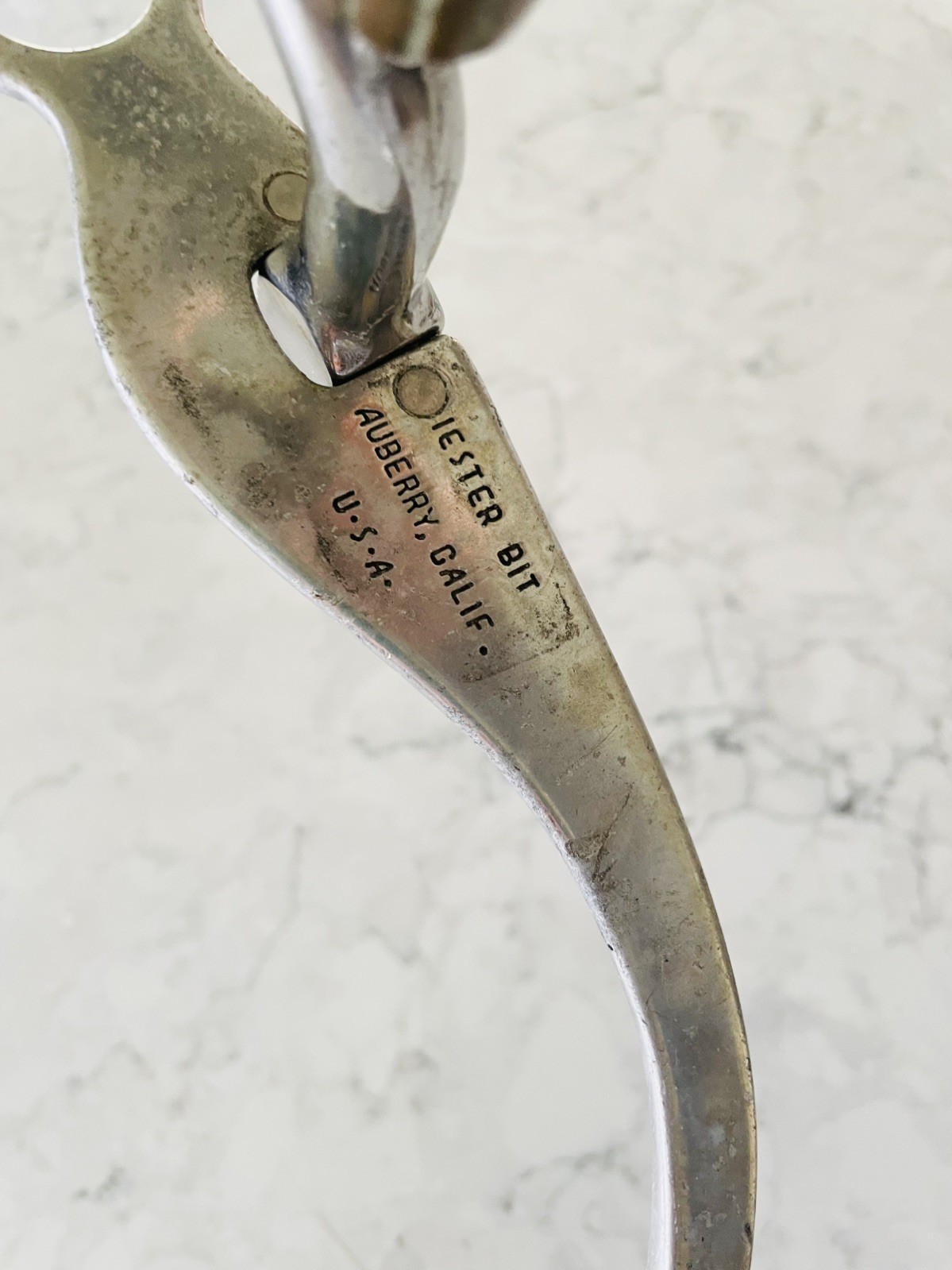 SLIESTER STAINLESS STEEL HORSE BIT 4-7/8 with roller