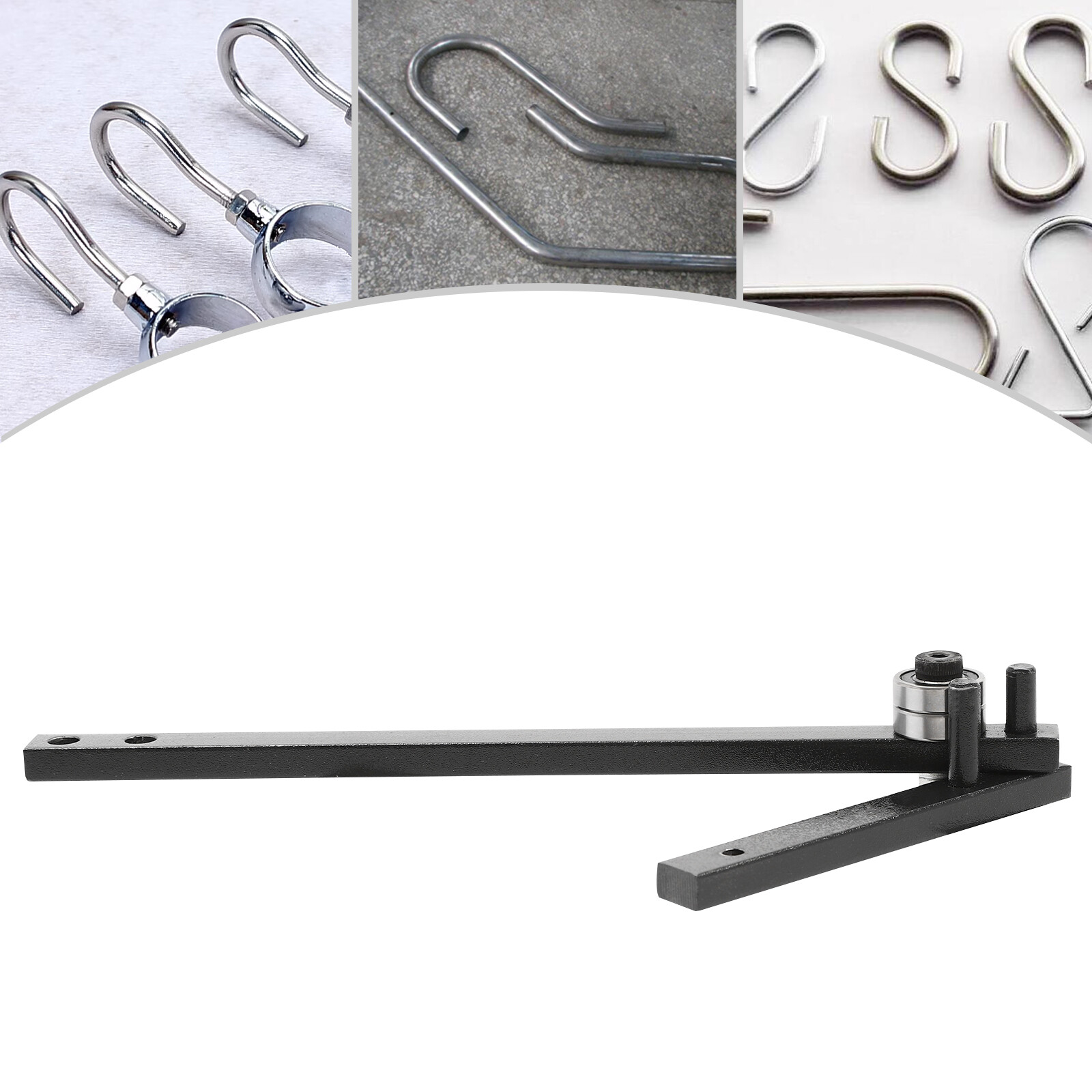 Hand Bender 2-10mm Manual Bending Bender Mini Flat Bar Rod Bender 180° 45# Steel