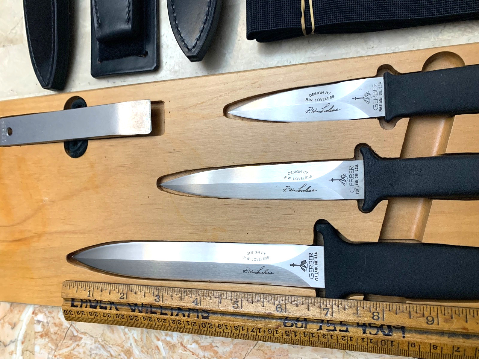 Gerber ,R. W Loveless Design*Matched Serial *# 0253 of 1000Guardian Survival Kit