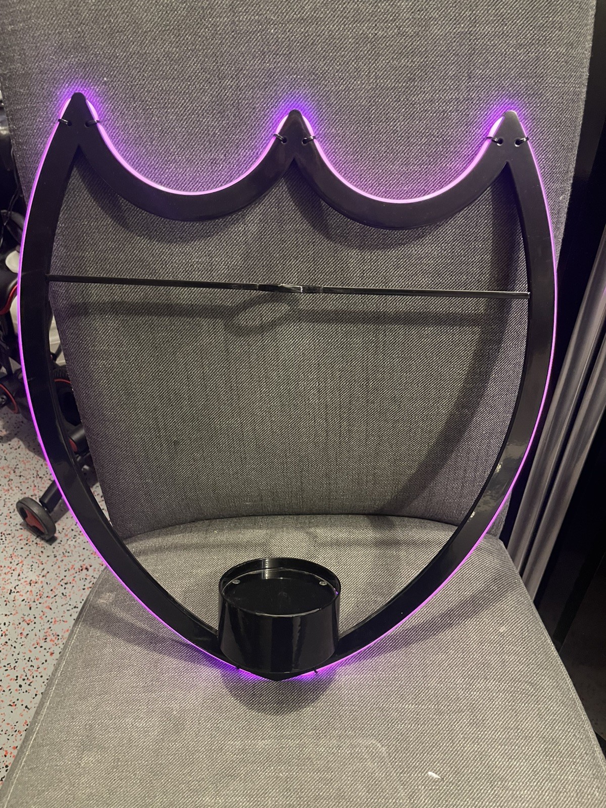 Dom Perignon Green and Purple LED Light Bottle Display Stand Bottle Presenter