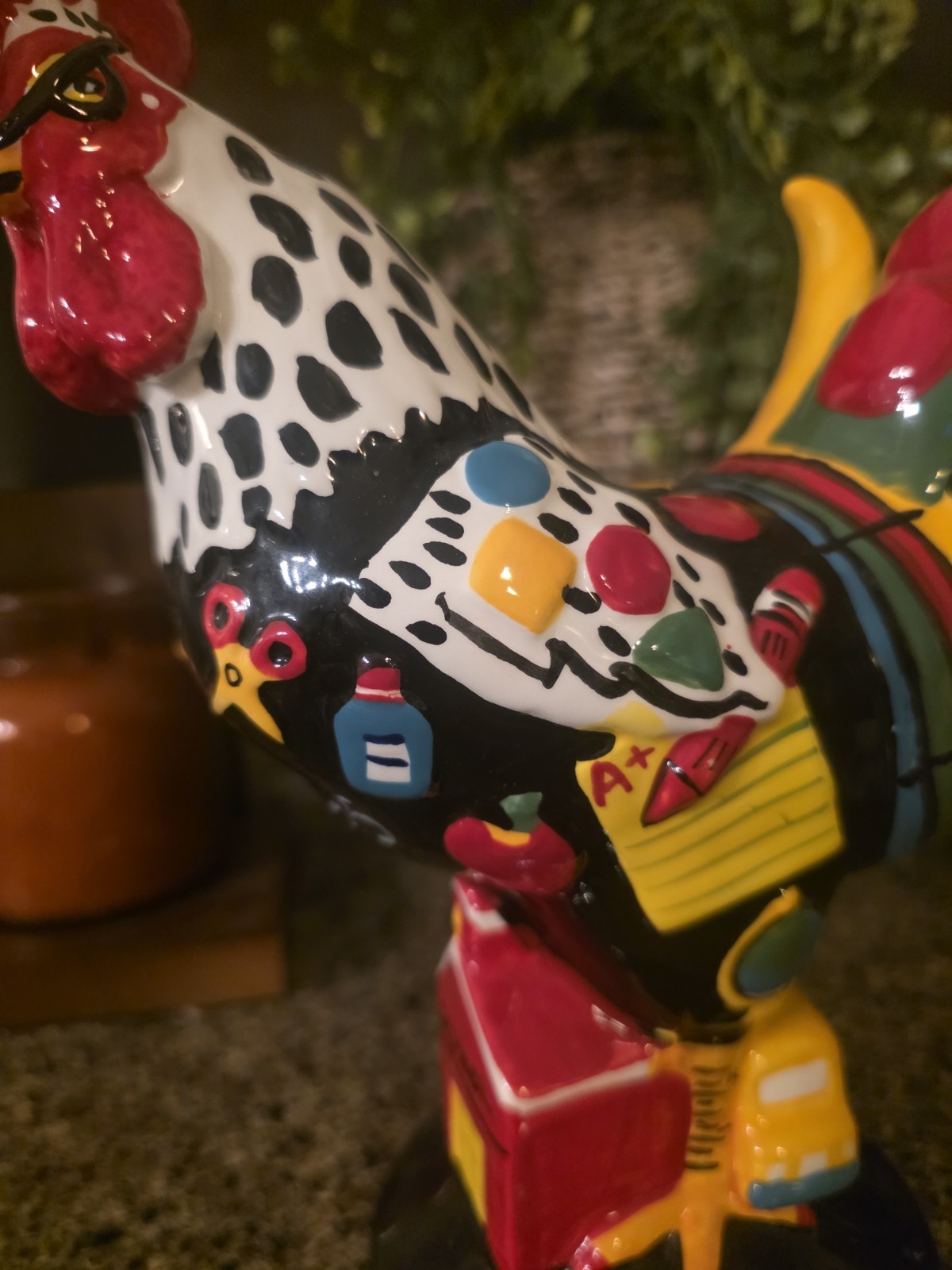 Poultry In Motion HTF Eggceptional #16771 SHARON NEUHAUS Teacher Theme Rooster