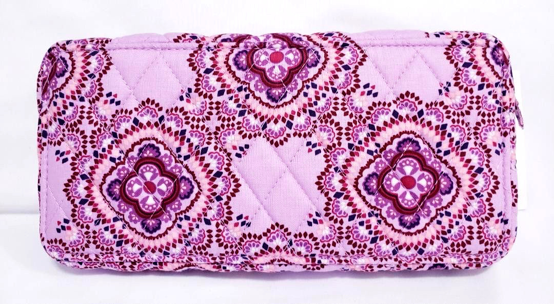 Vera Bradley Lavender Medallion Large Pill Case NWT