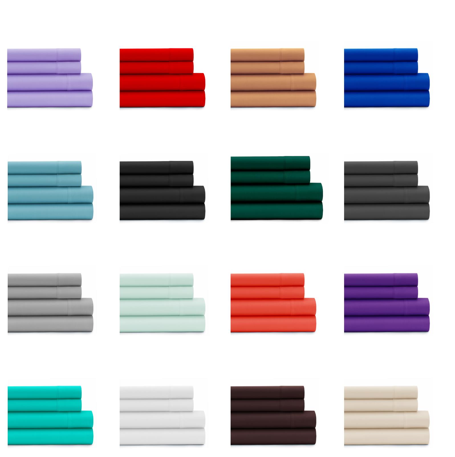 1800 Series American Home Collection 4 Pieces Bed Sheet Set 20+ colors Available